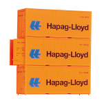 PIKO 56202 - H0 - 3er Set 20 Container Hapag Lloyd
